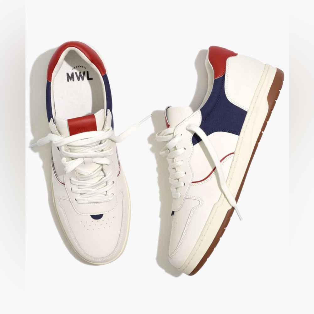 EUC Madewell Court Sneakers in Leather Unisex M8.5/W10